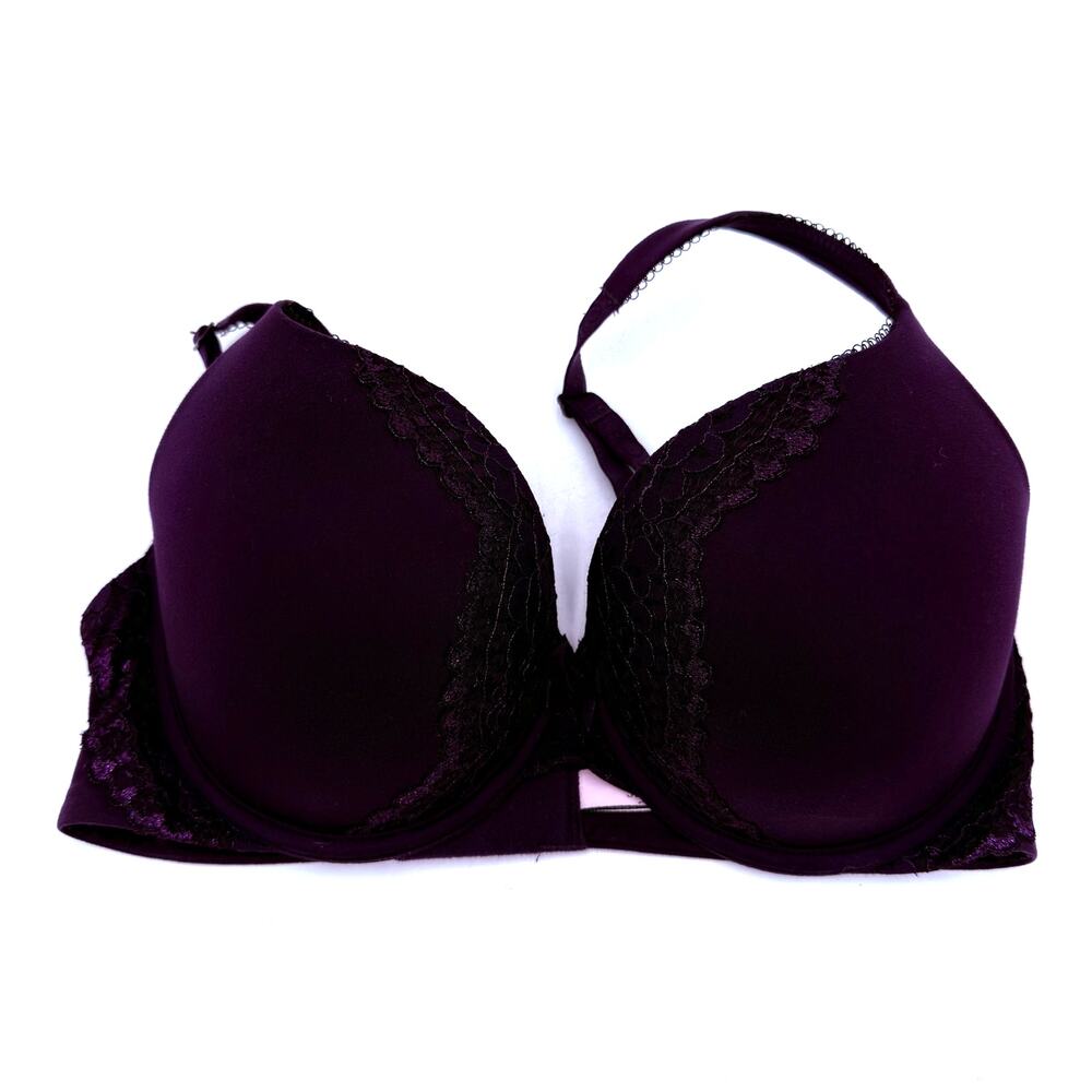 Victoria's Secret Body by Victoria Perfect Shape Purple Lace Bra Size 34DD